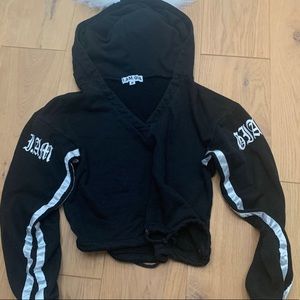 I am Gia cropped hoodie